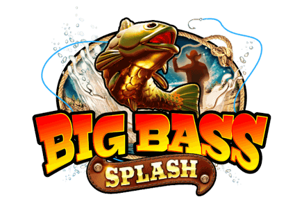 Big Bass Splash logo, gold lettering with a bass fish emblem